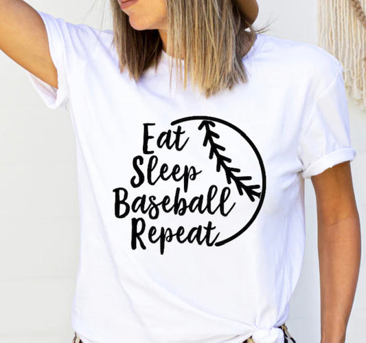 Eat Sleep Baseball Repeat