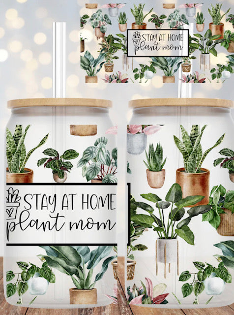 Glass Can Stay At Home Plant Mom